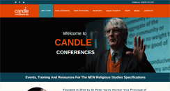 Desktop Screenshot of candleconferences.com